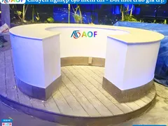 Thi Công Quầy Bar Đá Solid Surface Chống Thấm Kháng Khuẩn | Bình Thuận – Vũng Tàu