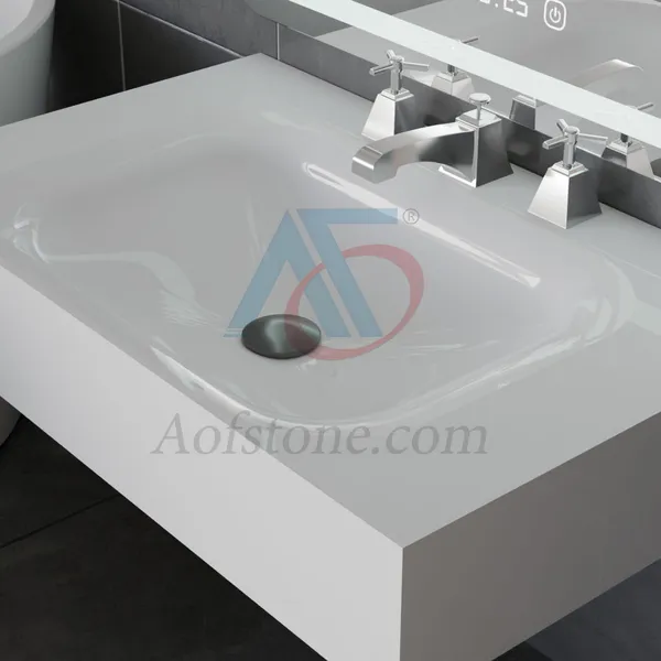 LAVABO LIỀN KHỐI ÂM BÀN 1 LÒNG VR010