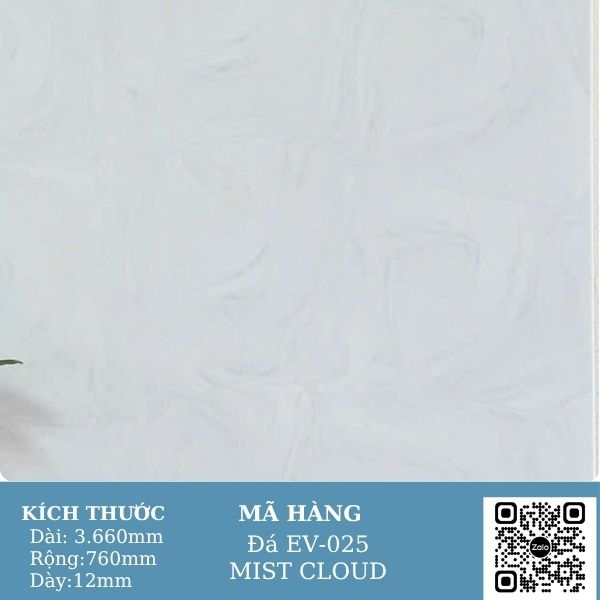 Đá Solid Surface EV-025 Mist Cloud