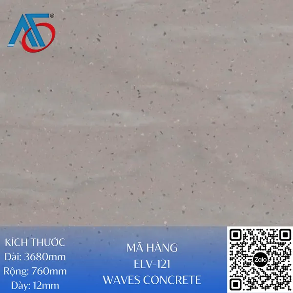 ĐÁ NHÂN TẠO SOLID SURFACE ELV–121 WAVES CONCRETE