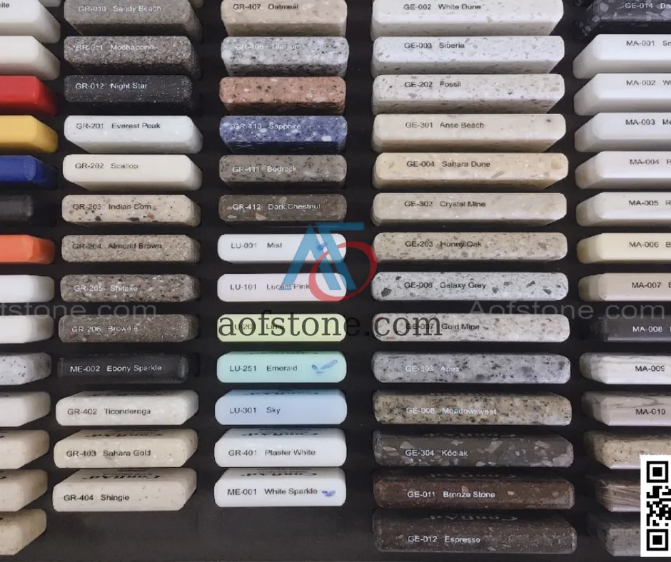 PHÂN LOẠI ĐÁ NHÂN TẠO SOLID SURFACE