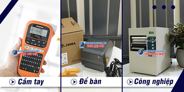 Các loại máy in tem nhãn mác Các loại máy in tem nhãn mác