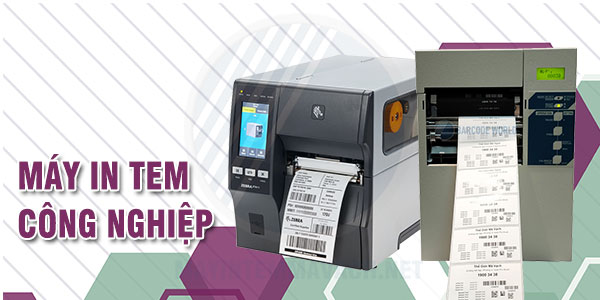 Máy in tem mã vạch công nghiệp Máy in tem mã vạch công nghiệp