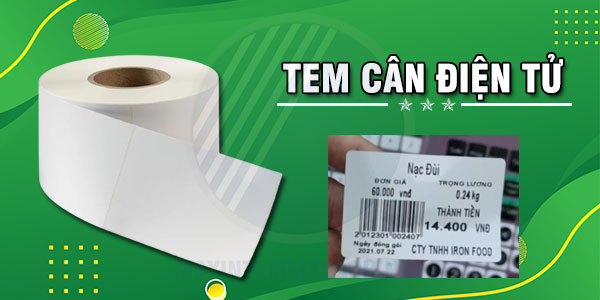 Tem cân điện tử Tem cân điện tử