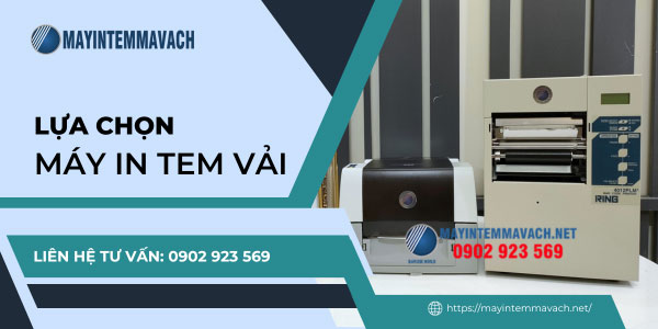 Chọn máy in tem vải Chọn máy in tem vải