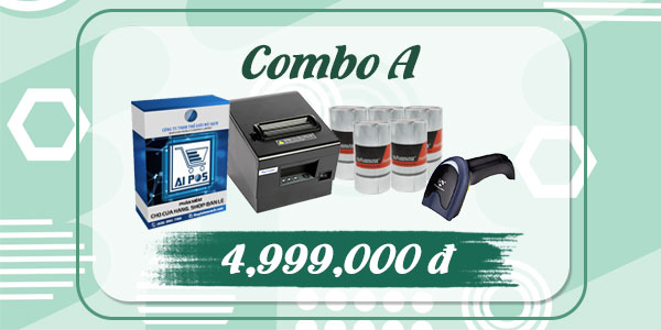 Combo A trọn bộ thiết bị bán hàng giá rẻ Combo A trọn bộ thiết bị bán hàng giá rẻ