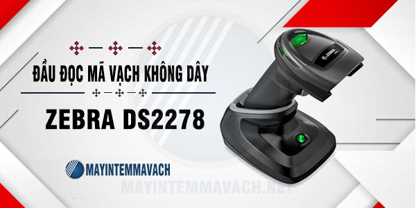 Súng phun mã vạch bluetooth 2 chiều Zebra DS2278