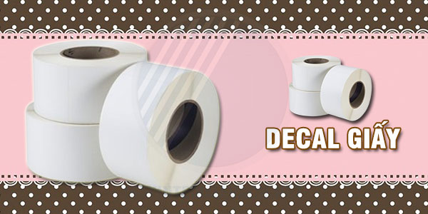 Decal giấy thường Decal giấy thường