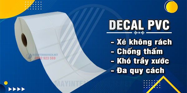 Decal nhựa PVC xé không rách, chống thấm Decal nhựa PVC xé không rách, chống thấm