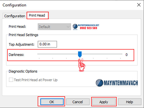 Điều chỉnh nhiệt độ đầu in máy in mã vạch bị nhăn mực 2 Điều chỉnh nhiệt độ đầu in máy in mã vạch bị nhăn mực 2