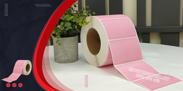 Decal giấy nhuộm hồng 100x65mm tương thích tốt với mực in wax Decal giấy nhuộm hồng 100x65mm tương thích tốt với mực in wax