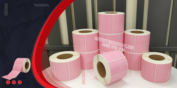 Decal giấy 100x65mmx1 nhuộm hồng ứng dụng đa dạng Decal giấy 100x65mmx1 nhuộm hồng ứng dụng đa dạng