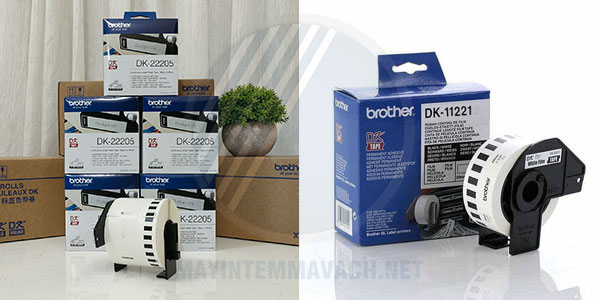 Giấy in nhãn Brother DK Giấy in nhãn Brother DK