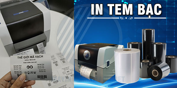 In tem bạc cần lưu ý về loại mực và máy in In tem bạc cần lưu ý về loại mực và máy in
