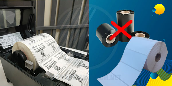 In tem cảm nhiệt không cần dùng đến mực in In tem cảm nhiệt không cần dùng đến mực in