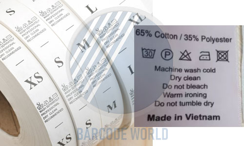 Ứng dụng tem nhãn vải Ứng dụng tem nhãn vải