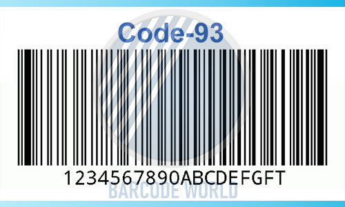 Mã vạch code 93 Mã vạch code 93