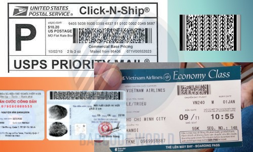 Ứng dụng mã vạch PDF417 Ứng dụng mã vạch PDF417