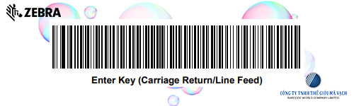 Mã code set enter cho máy quét mã vạch symbol Zebra Mã code set enter cho máy quét mã vạch symbol Zebra