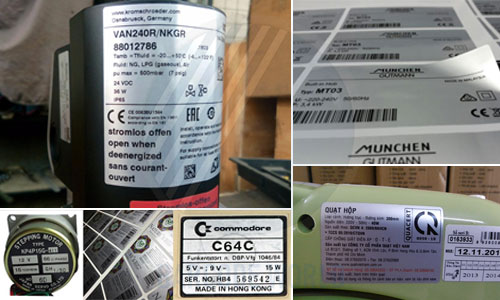 Ứng dụng tem nhãn cho thiết bị điện tử Ứng dụng tem nhãn cho thiết bị điện tử