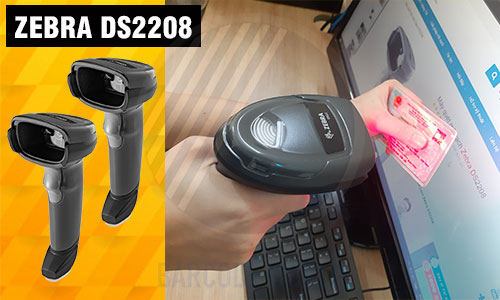 Máy quét mã QR code thẻ CCCD Zebra DS2208 Máy quét mã QR code thẻ CCCD Zebra DS2208