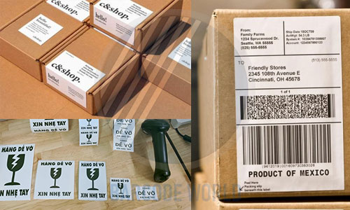 Tem dán thùng carton Tem dán thùng carton