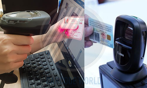 Quét mã căn cước công dân bằng máy quét mã vạch Quét mã căn cước công dân bằng máy quét mã vạch