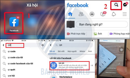 Quét mã căn cước công dân trên facebook Quét mã căn cước công dân trên facebook