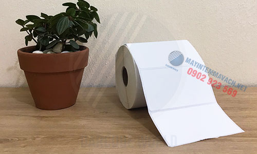Giấy decal in tem nhãn mã vạch 100x55mm 1 tem 1 hàng Giấy decal in tem nhãn mã vạch 100x55mm 1 tem 1 hàng