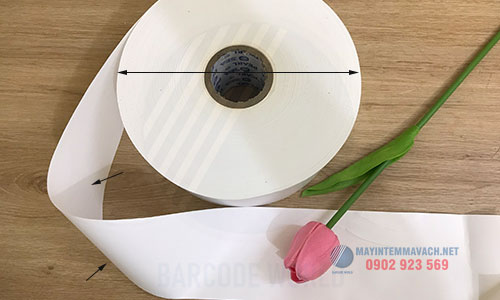 tem nhãn vải Ruban NT7033A 6.5cmx200m 2 tem nhãn vải Ruban NT7033A 6.5cmx200m 2