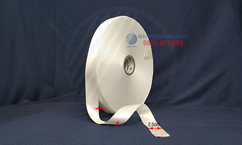 tem nhãn vải Satin WD802 2.5cmx200m 1 tem nhãn vải Satin WD802 2.5cmx200m 1