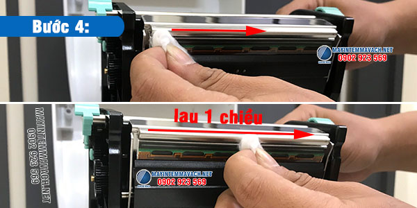 Lau đầu in máy in mã vạch theo 1 chiều Lau đầu in máy in mã vạch theo 1 chiều