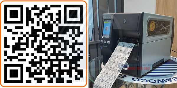 Mã QR code và máy in tem QR Mã QR code và máy in tem QR