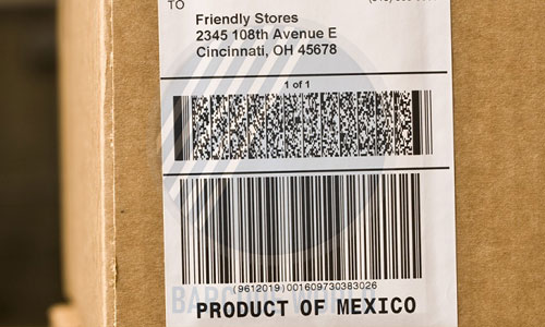 Mã vạch 1D trên hàng xuất khẩu Mã vạch 1D trên hàng xuất khẩu