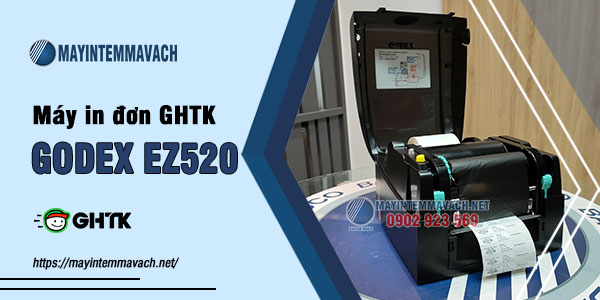 Máy in đơn giao hàng tiết kiệm GoDEX EZ520 Máy in đơn giao hàng tiết kiệm GoDEX EZ520