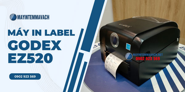 Máy in label GoDEX EZ520 Máy in label GoDEX EZ520