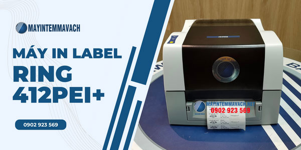 Máy in label RING 412PEI+ Máy in label RING 412PEI+