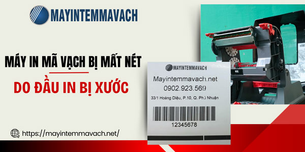 Cách khắc phục máy in mã vạch bị mất nét do đầu in bị xước Cách khắc phục máy in mã vạch bị mất nét do đầu in bị xước
