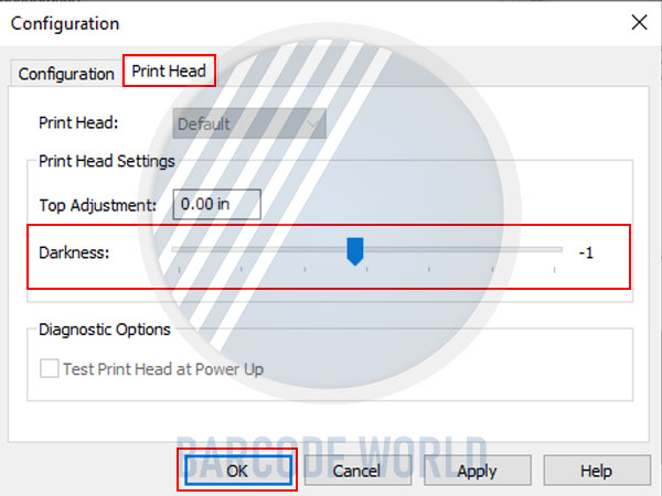 Hướng dẫn điều chỉnh nhiệt độ đầu in máy in mã vạch RING, Honeywell, GoDEX - 3 Hướng dẫn điều chỉnh nhiệt độ đầu in máy in mã vạch RING, Honeywell, GoDEX - 3