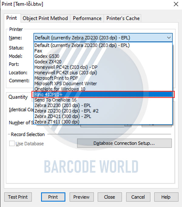 Hướng dẫn điều chỉnh nhiệt độ đầu in máy in mã vạch RING, Honeywell, GoDEX Hướng dẫn điều chỉnh nhiệt độ đầu in máy in mã vạch RING, Honeywell, GoDEX