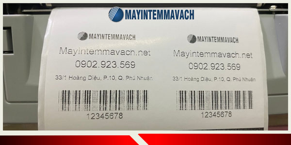 Máy in mã vạch bị mờ Máy in mã vạch bị mờ