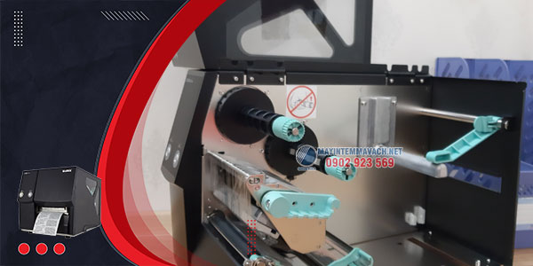 Máy in mã vạch GoDEX ZX420 có không gian bên trong rộng rãi Máy in mã vạch GoDEX ZX420 có không gian bên trong rộng rãi