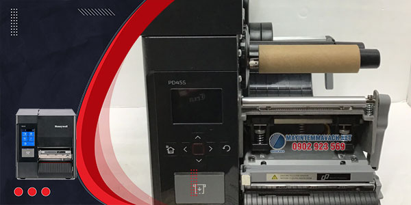 Máy in mã vạch công nghiệp Honeywell PD45S giao tiếp người dùng qua màn hình và nút ấn Máy in mã vạch công nghiệp Honeywell PD45S giao tiếp người dùng qua màn hình và nút ấn