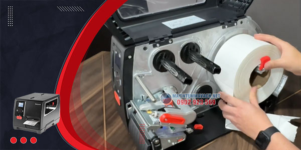 Máy in mã vạch công nghiệp Honeywell PM42 không gian chứa vật liệu in lớn Máy in mã vạch công nghiệp Honeywell PM42 không gian chứa vật liệu in lớn