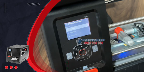 Máy in mã vạch công nghiệp Honeywell PM42 giao tiếp qua màn hình LCD Máy in mã vạch công nghiệp Honeywell PM42 giao tiếp qua màn hình LCD
