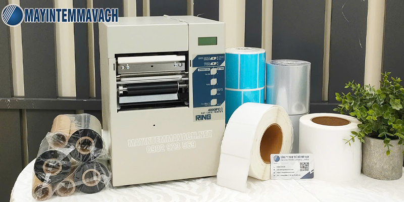 Máy in mã vạch công nghiệp RING 4012PEC ứng dụng đa dạng Máy in mã vạch công nghiệp RING 4012PEC ứng dụng đa dạng