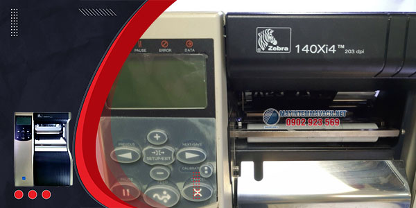 Máy in mã vạch công nghiệp Zebra 140Xi4 dễ sử dụng Máy in mã vạch công nghiệp Zebra 140Xi4 dễ sử dụng