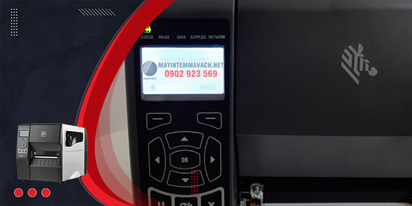 Máy in mã vạch công nghiệp Zebra ZT230 điều hướng dễ dàng Máy in mã vạch công nghiệp Zebra ZT230 điều hướng dễ dàng