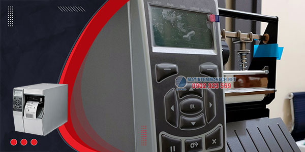 Máy in mã vạch công nghiệp Zebra ZT510 giao tiếp người dùng qua màn hình LCD và nút ấn Máy in mã vạch công nghiệp Zebra ZT510 giao tiếp người dùng qua màn hình LCD và nút ấn
