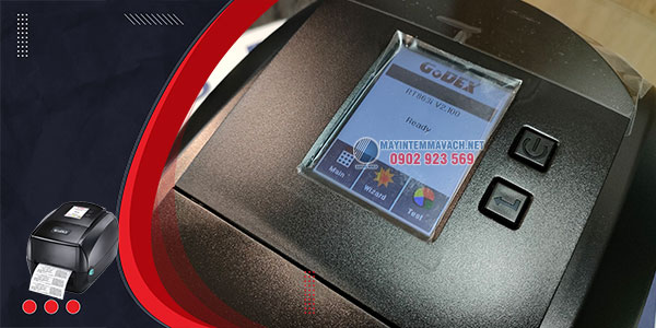 Máy in mã vạch để bàn GoDEX RT863i 600dpi giao tiếp qua màn hình cảm ứng màu Máy in mã vạch để bàn GoDEX RT863i 600dpi giao tiếp qua màn hình cảm ứng màu